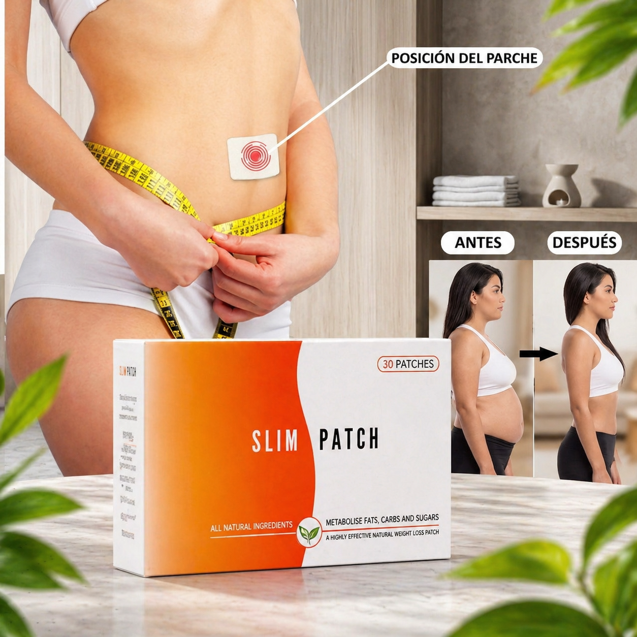 ✨ Slim Patch Natural™ – Bienestar Diario Sin Esfuerzo