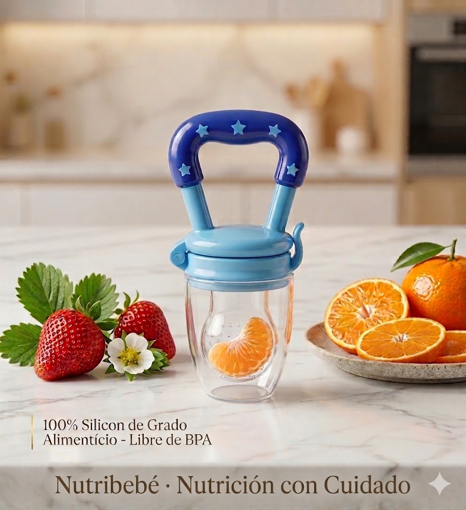 NUTRIBEBÉ™ | Alimentador de Silicona Antiahogo para Bebés
