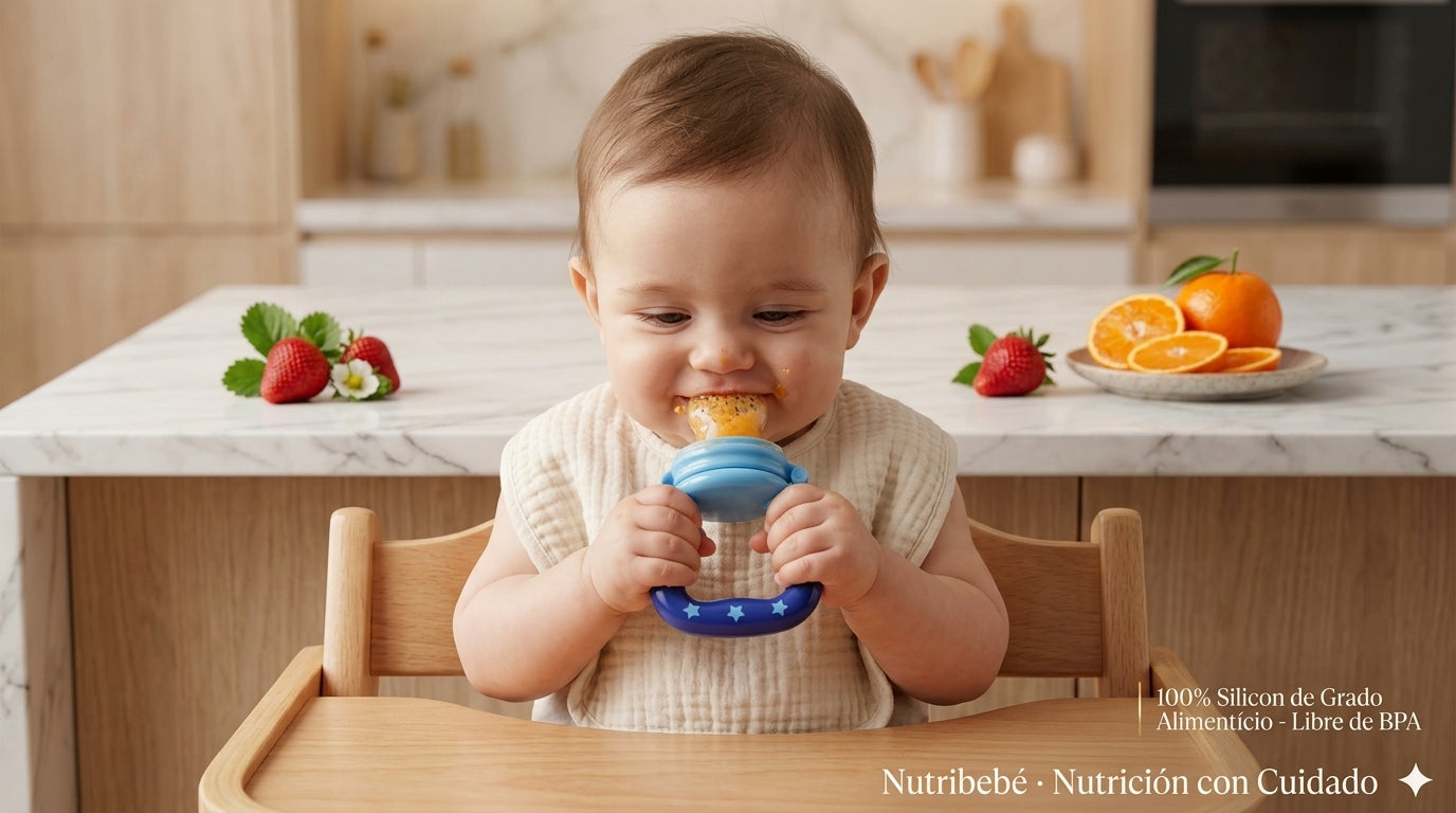 NUTRIBEBÉ™ | Alimentador de Silicona Antiahogo para Bebés